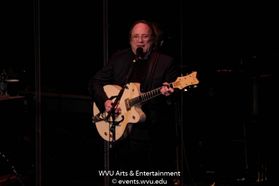 Stephen Stills performing at the WVU Creative Arts Center. Photo by Logan McMasters.