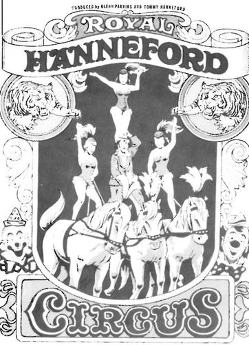 print ad used to advertise the 1979 Hanneford Circus