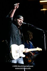 Lee Brice performing at the WVU Coliseum in 2010.