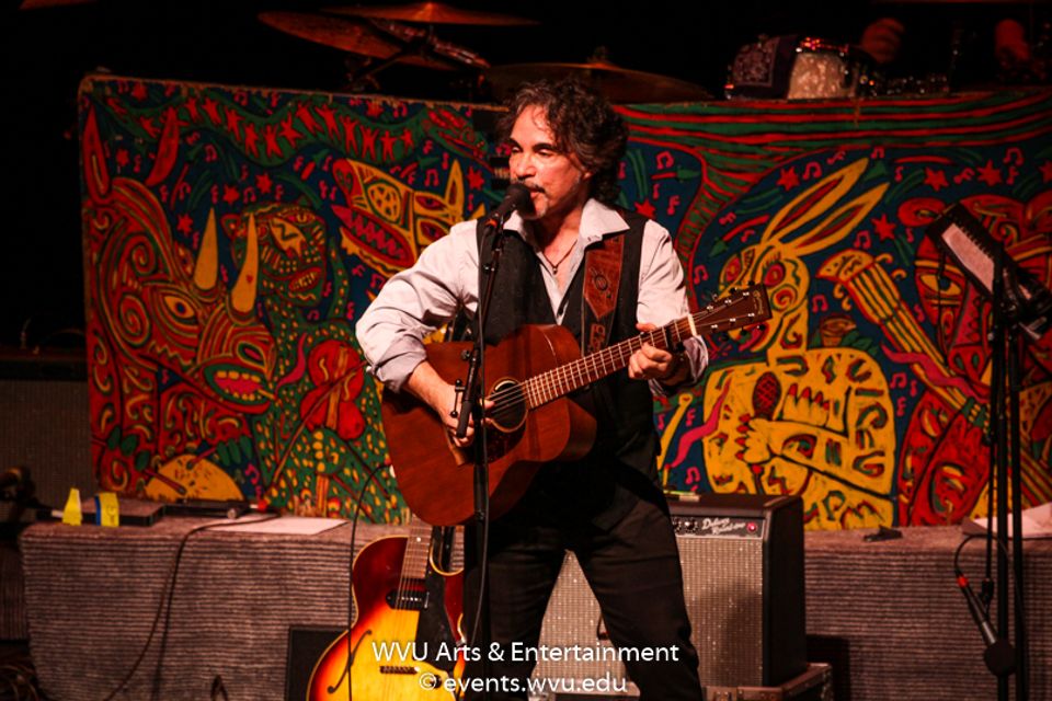 John Oates performs on Mountain Stage. Photo by Logan McMasters.