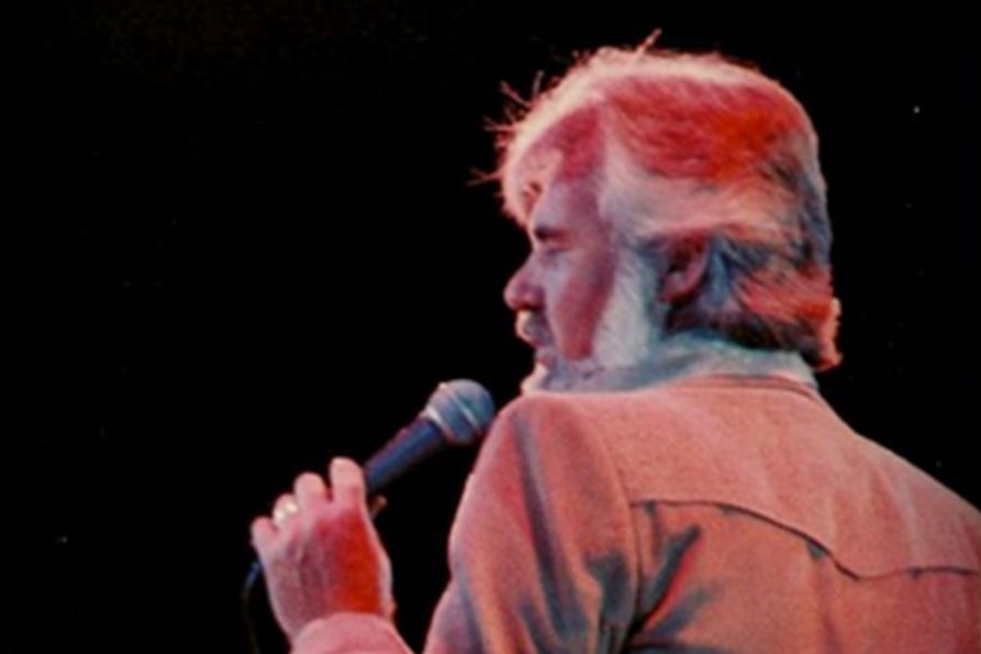 Kenny Rogers performing at the Coliseum