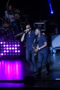 Trombone Shorty and Orleans Avenue perform at the WVU Creative Arts Center. Photo by Julia Hillman.