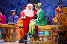 A scene from Elf The Musical at the WVU Creative Arts Center. Photo by Logan McMasters.