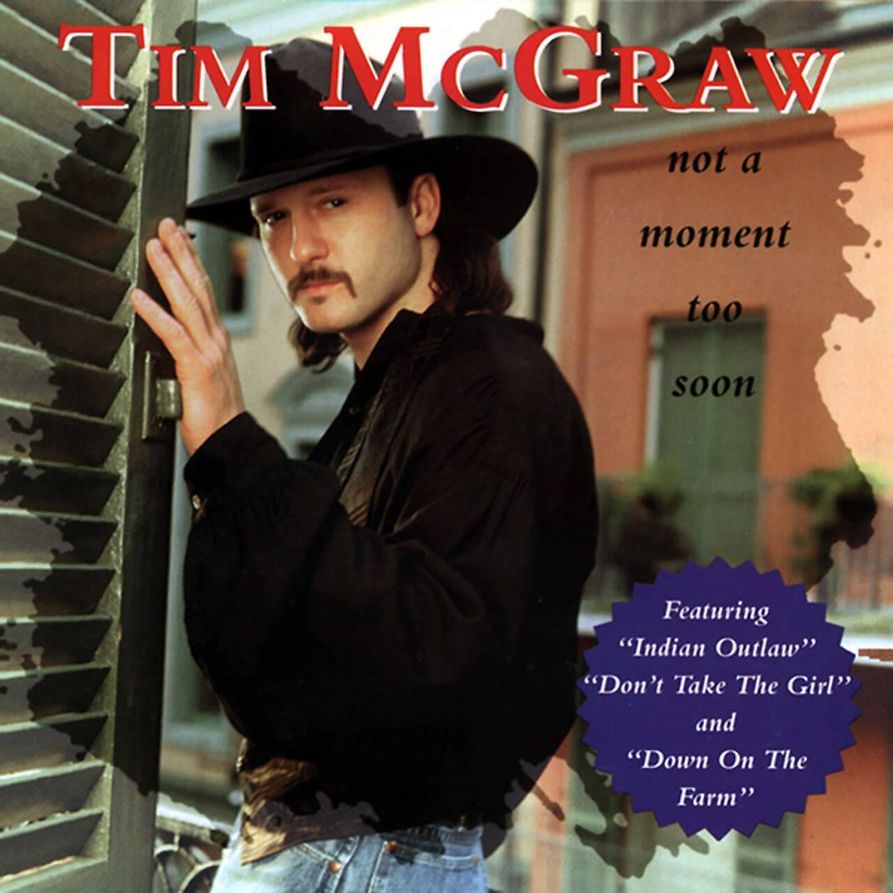 Tim McGraw's "Not a Moment Too Soon" album cover