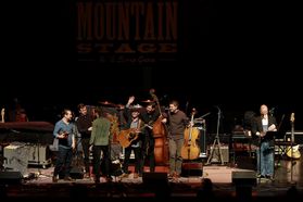 Gregory Alan Isakov performing at the WVU Creative Arts Center. Photo by Graeson Baker.