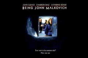 John Cusack, Cameron Diaz and Catherine Keener in Being John Malkovich. Ever want to be someone else? Now you can.