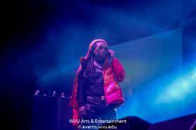 Migos perform at the WVU Coliseum. Photo by Logan McMasters.