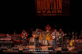 Tyminski performs on Mountain Stage. Photo by Logan McMasters.