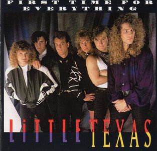 Little Texas' First Time for Everything album cover with a photo of the members of the band.