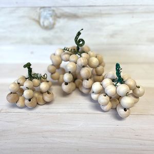 pumpkins made from beads