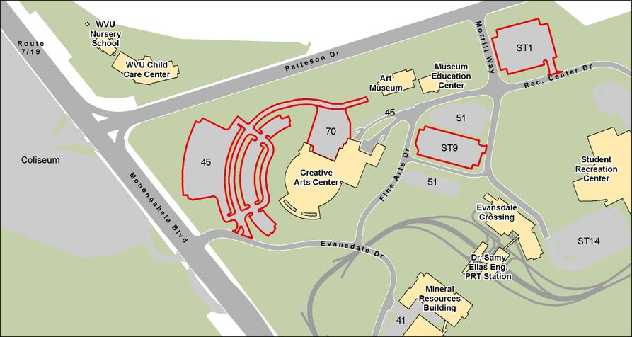 CAC parking map