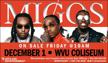 newspaper ad promoting the 2017 Migos concert