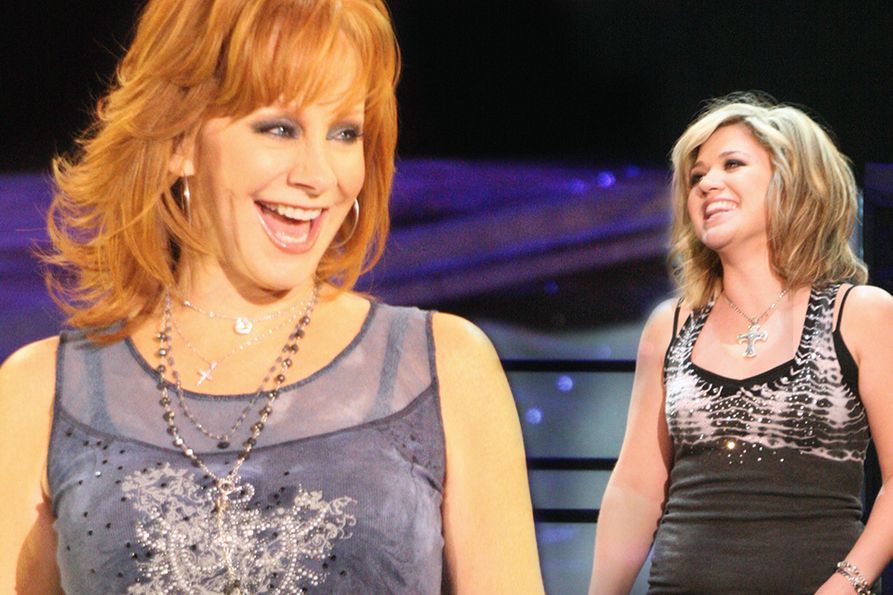 Reba McEntire and Kelly Clarkson photos taken during the 2008 concert at the Coliseum.