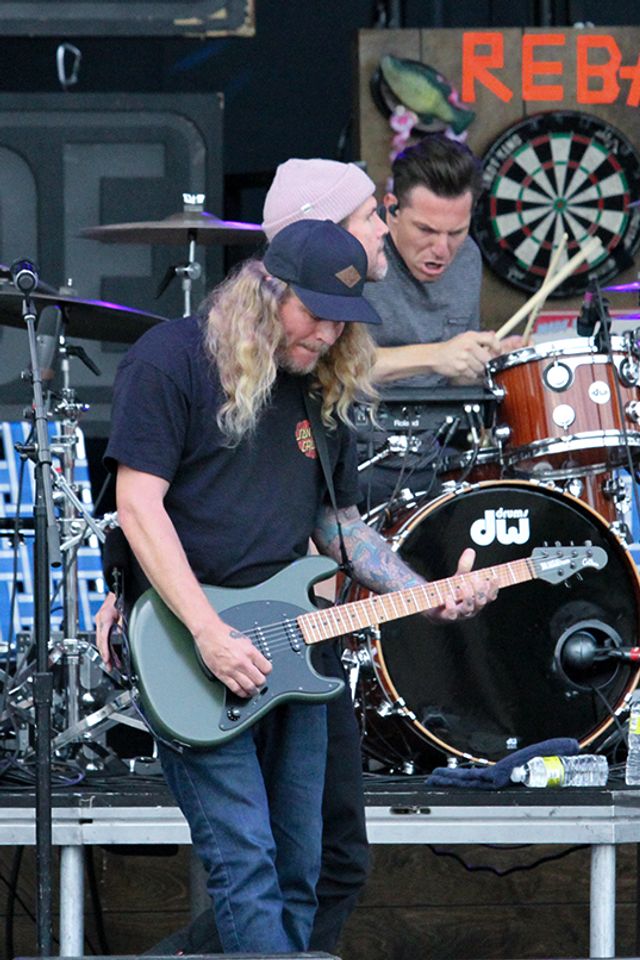 Members of the band Dirty Heads perform at FallFest 2022. Photo by Chase Hughart.
