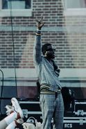 Gucci Mane performing at FallFest 2019. Photo by Julia Hillman.