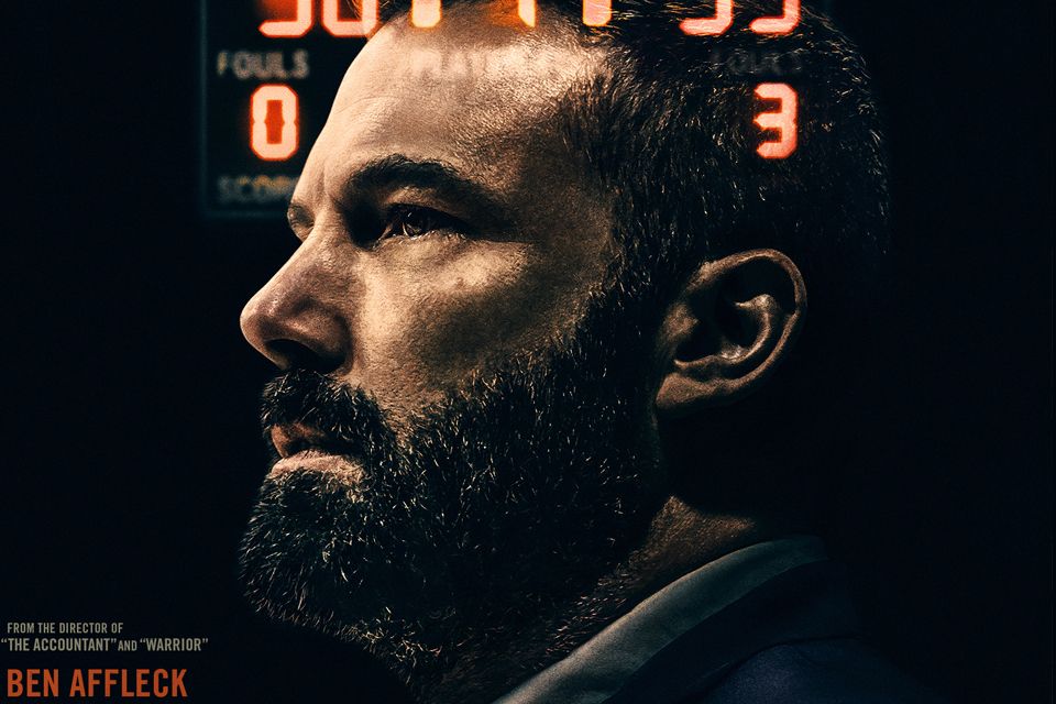 Movie poster for the "The Way Back" featuring a profile of Ben Affleck
