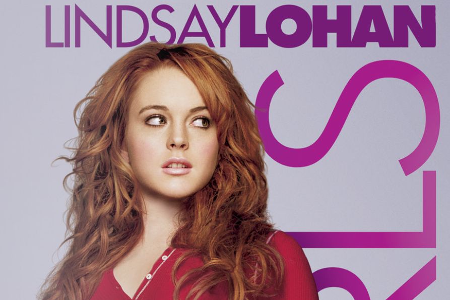 Lindsay Lohan on the film poster for Mean Girls
