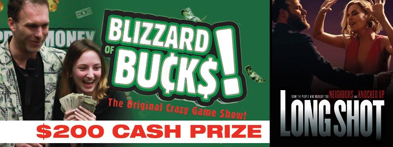 Blizzard of Bucks Game Show and movie Long Shot