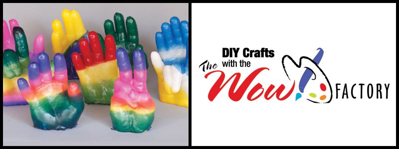 Wax Hands, DIY Crafts with the WOW! Factory