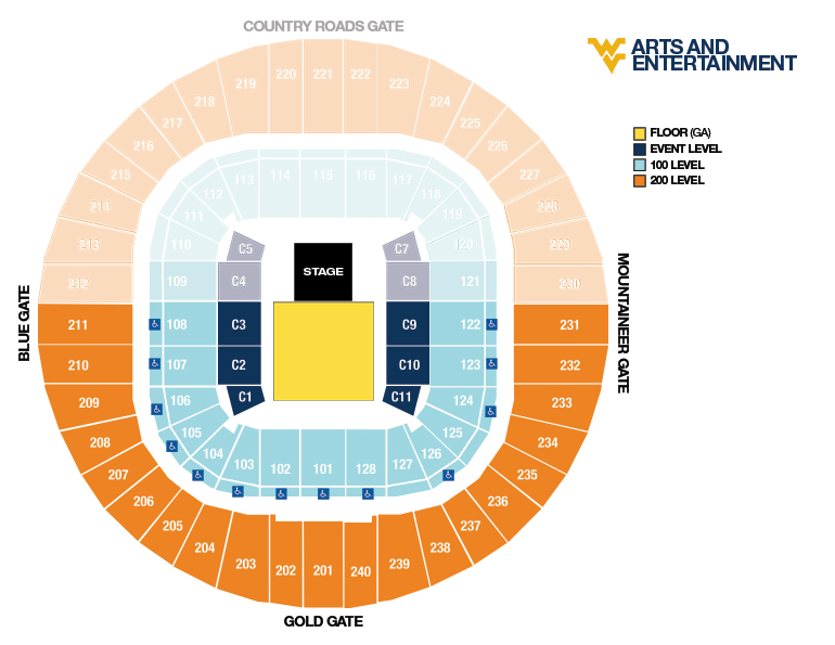 Wvu Football Seating Chart