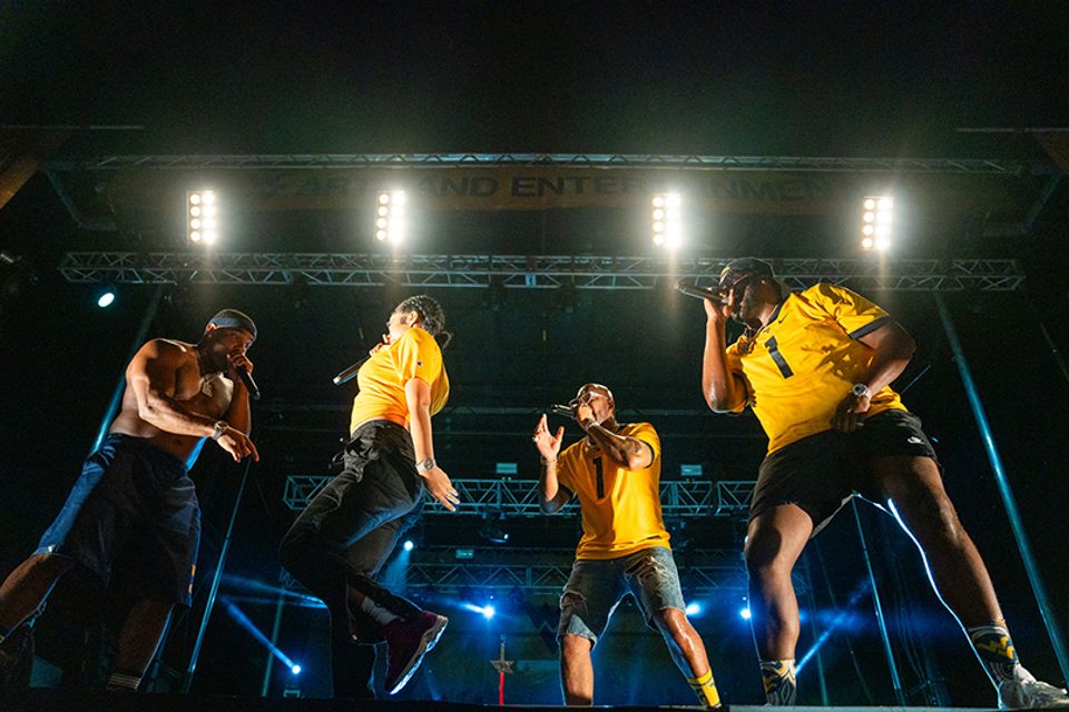 Flo Rida performs during FallFest 2023. Photo by David Ryan.