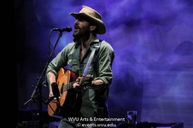 Ray LaMontagne performing at the WVU Creative Arts Center. Photo by Logan McMasters.