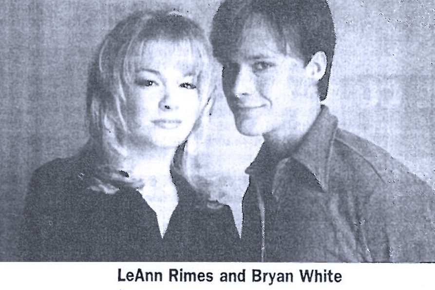 Publicity photo. Left to right: LeAnn Rimes, Bryan White. 1998