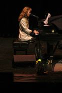 Nellie Mckay preforms at the WVU Creative Arts Center. Photo by Julia Hillman.