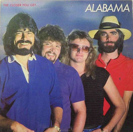 The Closer You Get album cover depicting all 4 members of Alabama