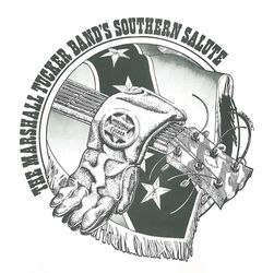 Marshall Tucker Band Southern Salute tour art with a guitar